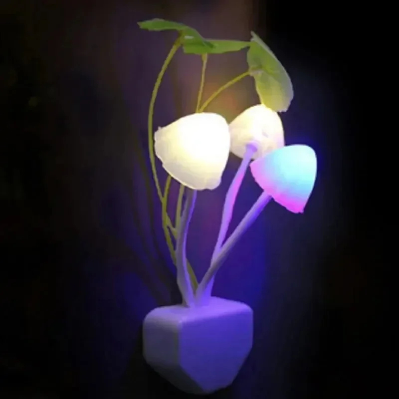 Novelty Mushroom Fungus Night Light EU & US Plug Light